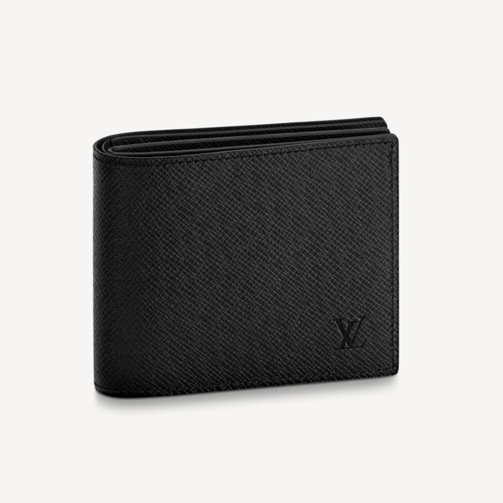 Louis Vuitton Amerigo NM Taiga Noir Wallet